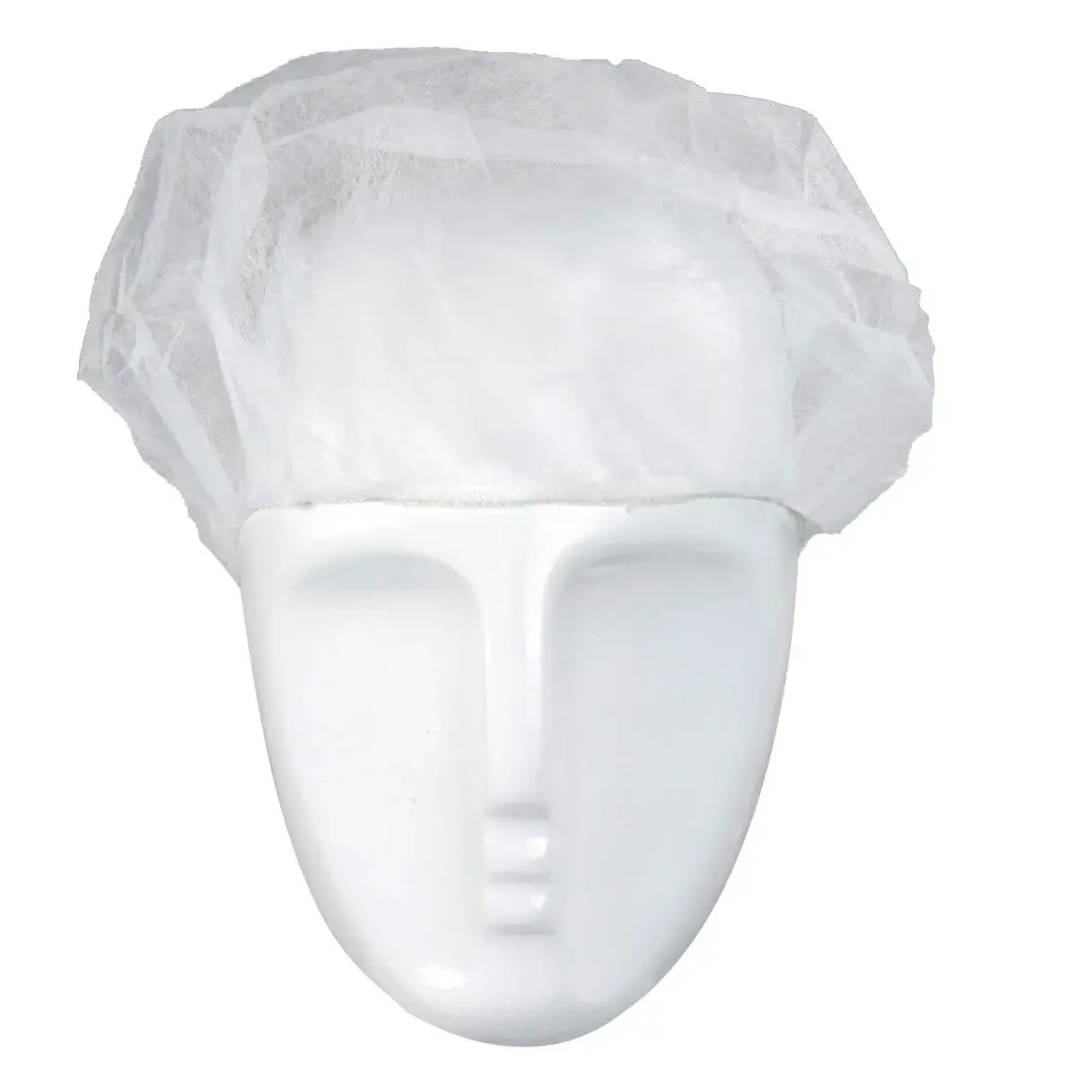 Gorros desechables de polipropileno blanco ( 100 uds ) – H52W