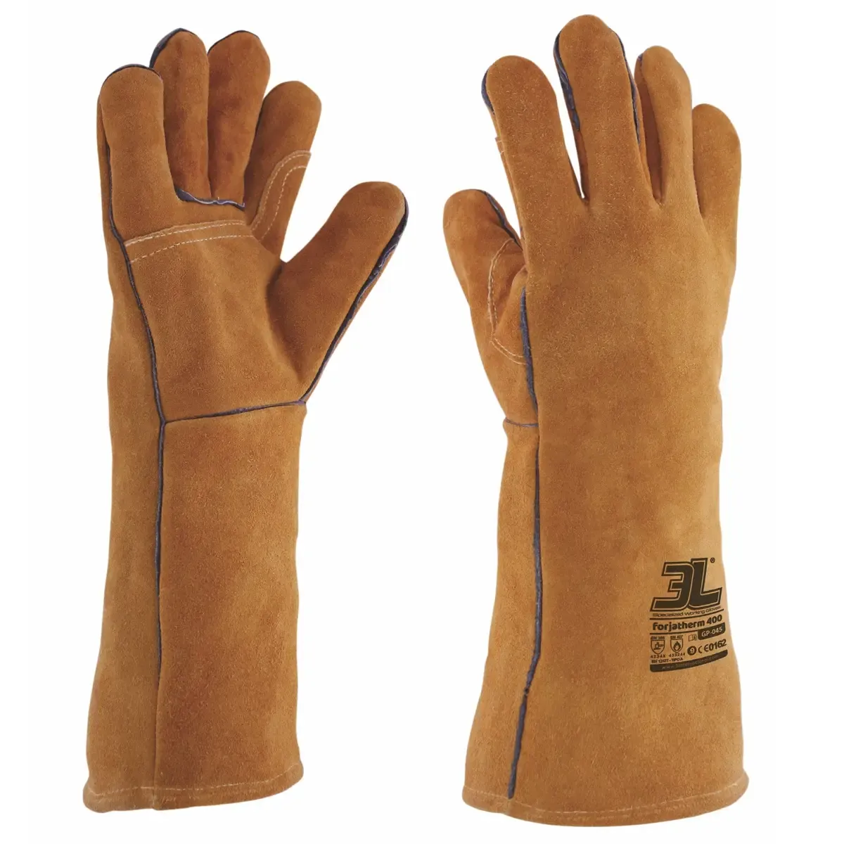 Guante para soldar 3L Forjatherm 400 serraje – Resistencia 350º