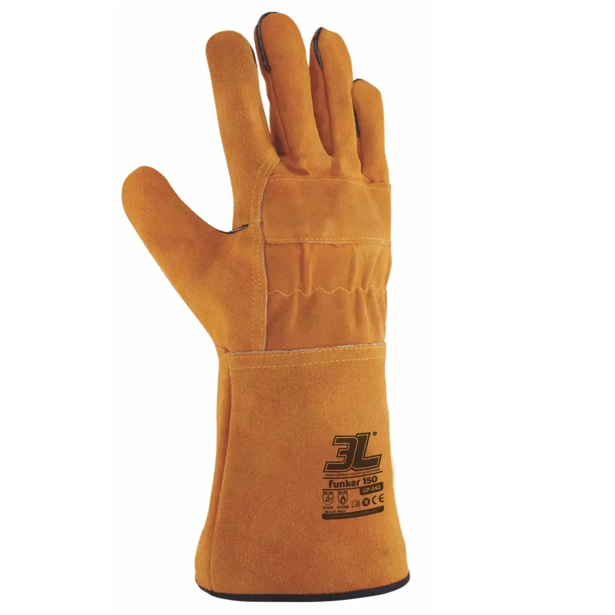 Guantes para soldar 3L Funker 150 serraje - Imagen 2