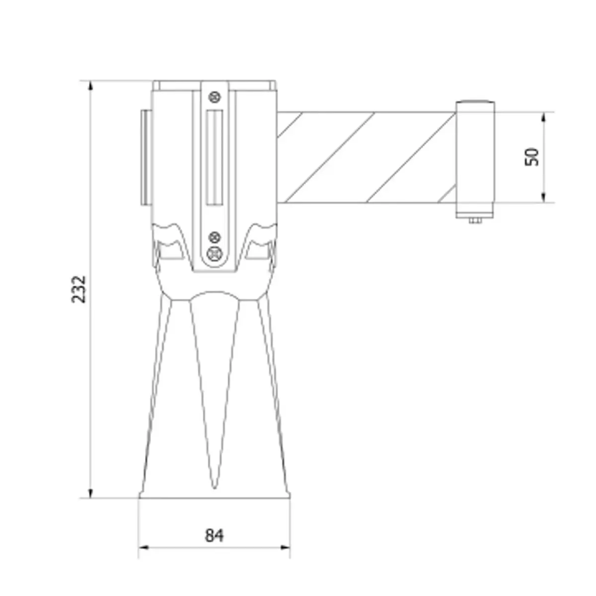 Tensacone cinta separadora extensible para conos – 3 metros - Imagen 4