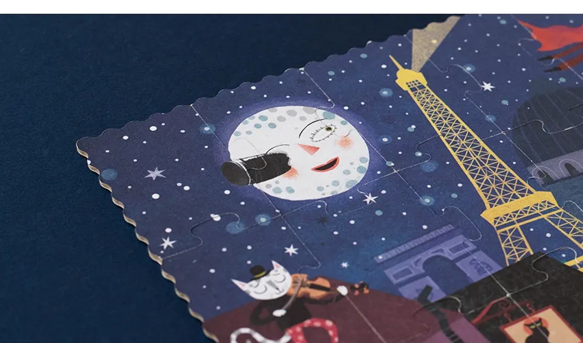 Puzzle Night and Day in Paris - Imagen 5