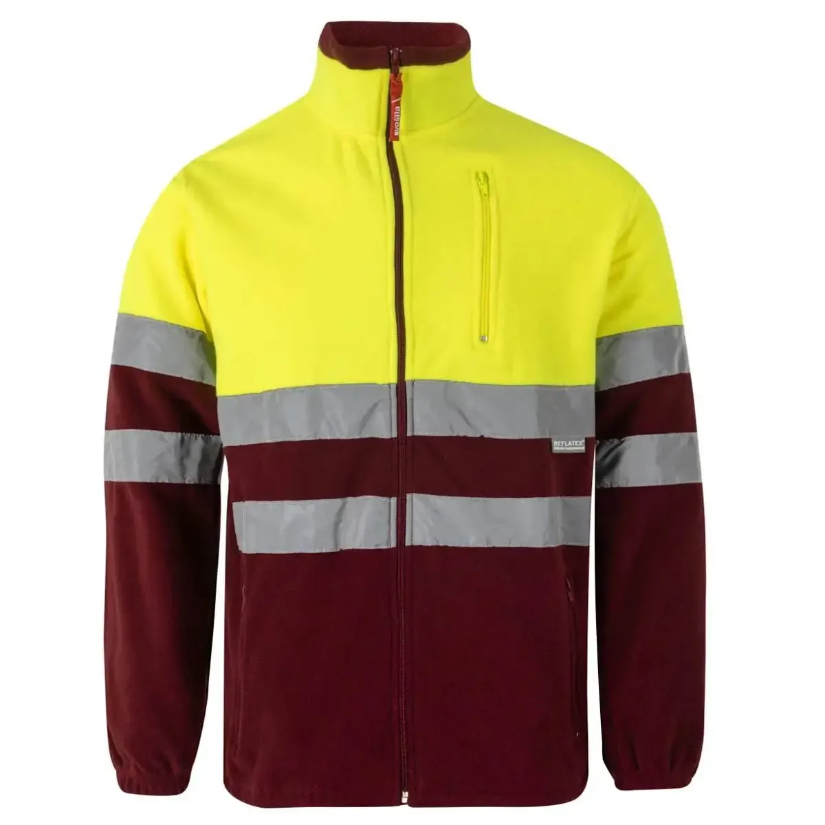 Chaqueta polar alta visibilidad bicolor Velilla 183 - Imagen 2