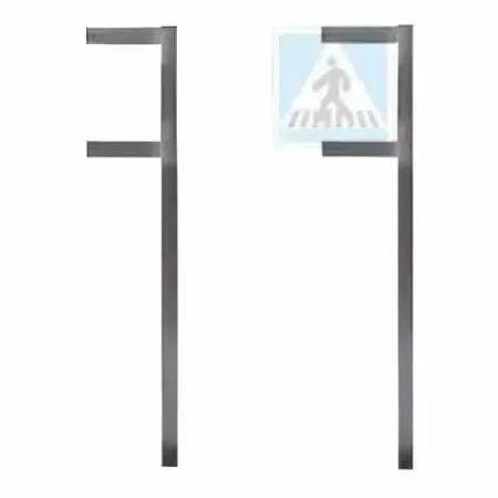 Postes en F para señales tráfico