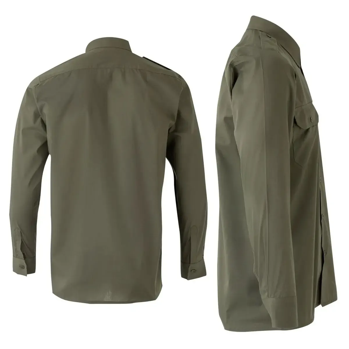 Camisa trabajo manga larga dos bolsillos Velilla 530 - Imagen 7