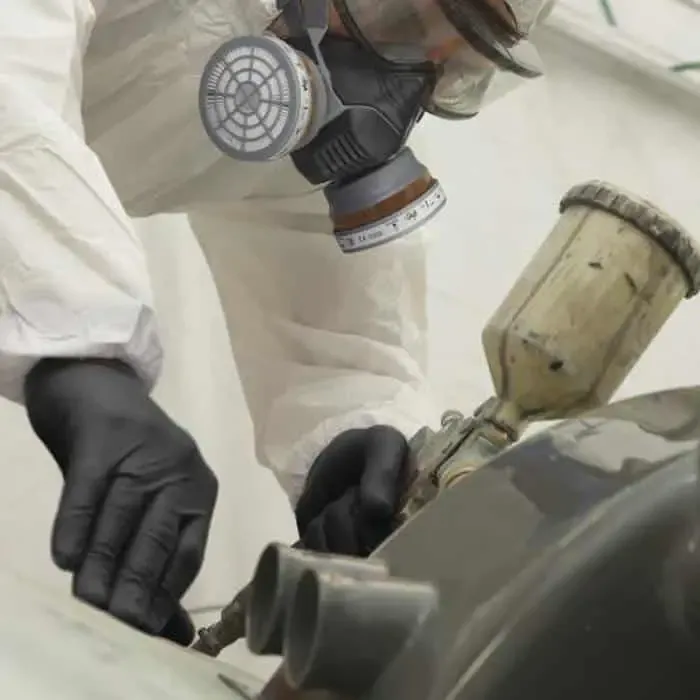 Guantes de nitrilo negros sin polvo V1450B – Caja 100 uds - Imagen 2