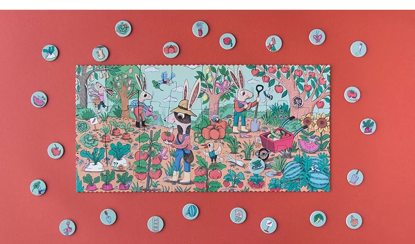 Puzzle Rabbits Garden Londji - Imagen 3