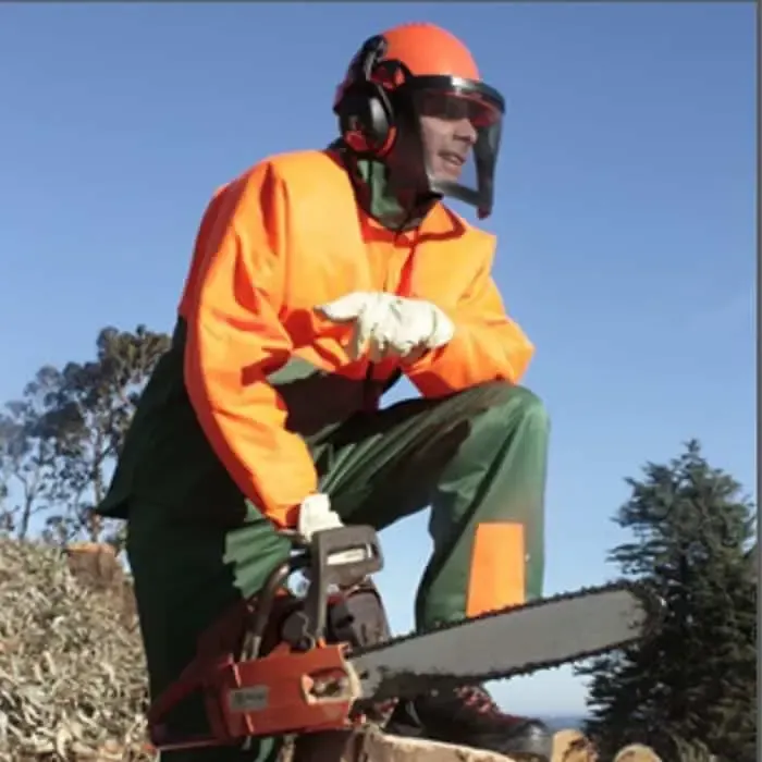 Chaqueta anticorte motosierra Forestjack - Imagen 3