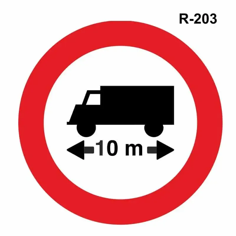 Limitación de longitud – ( R-203 )