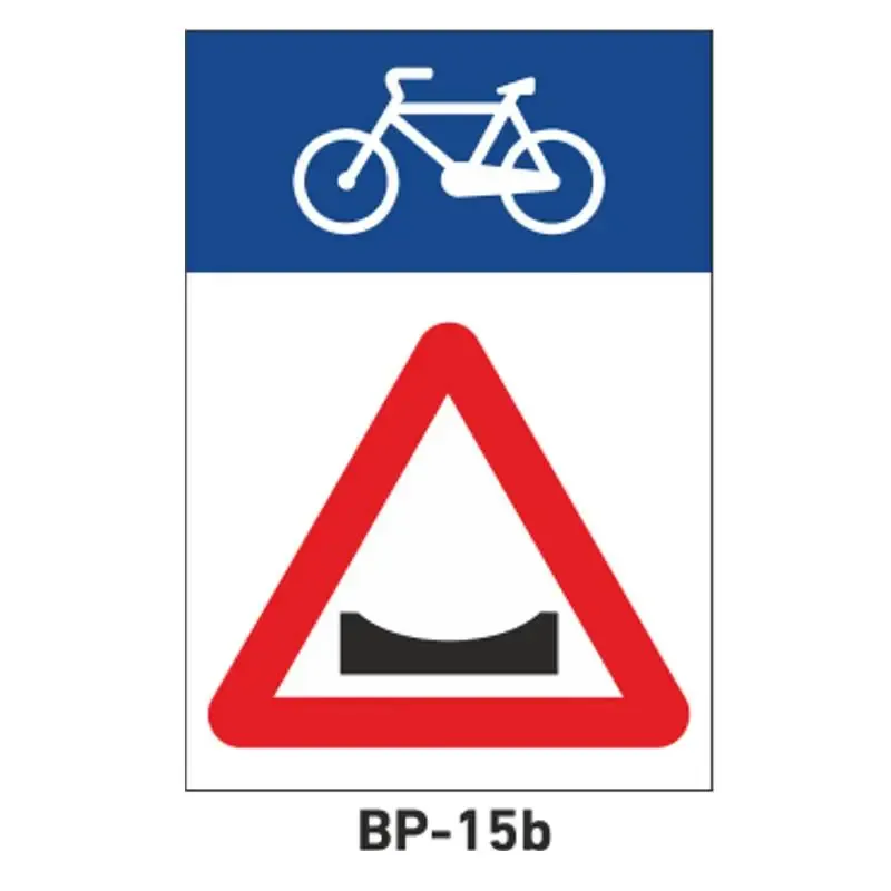 Señalización para ciclo-rutas – Badén ( PB-15b )