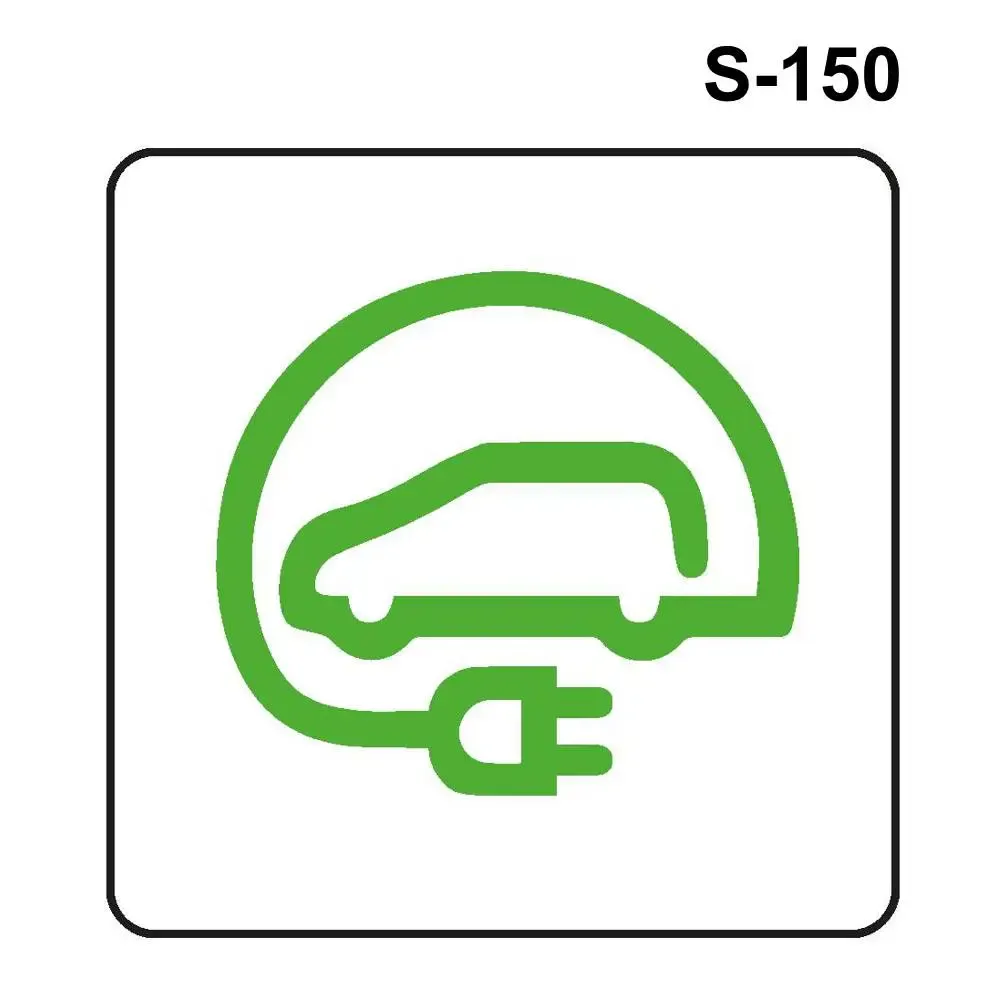 Señal para vehículos eléctricos de acero S-150