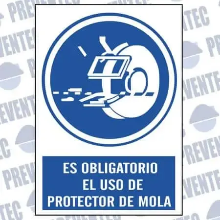 Señales de prevención: Es obligatorio el uso de protector de mola