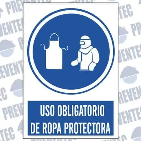 Letreros de seguridad : ropa protectora