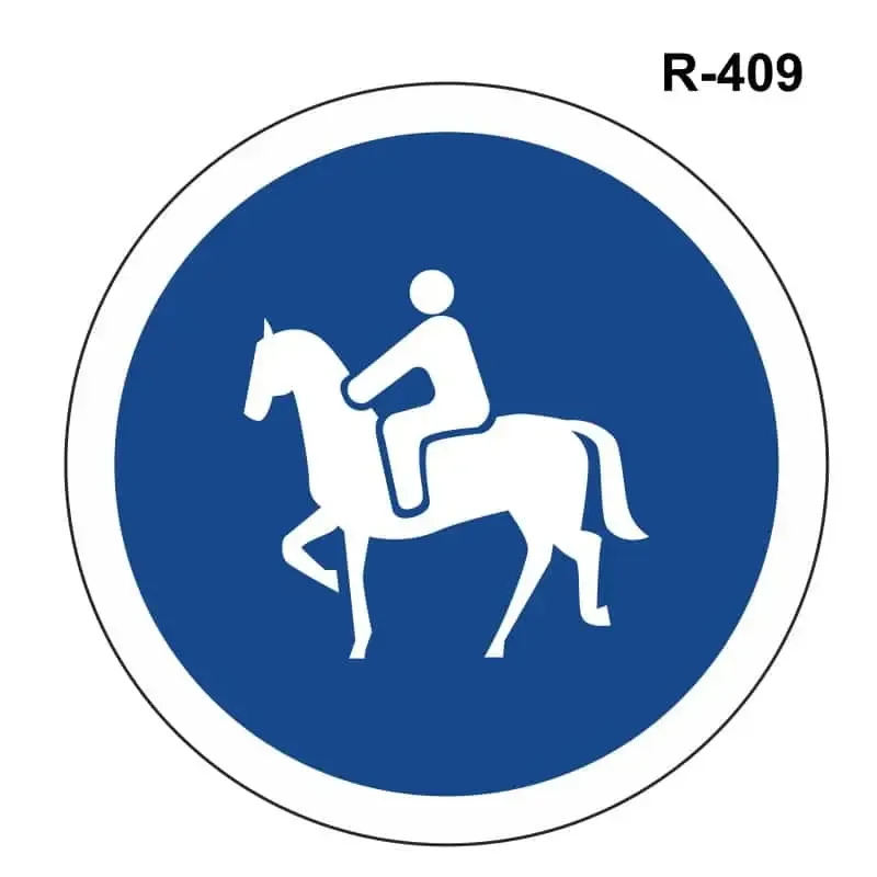 Vía reservada para animales de montura ( R-409 )