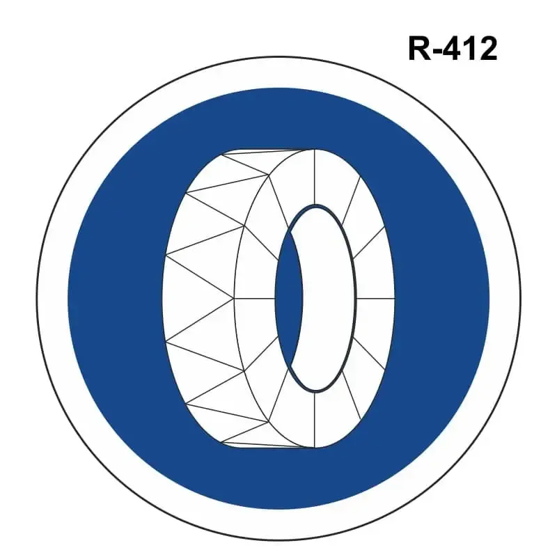 Cadenas para nieve ( R-412 )