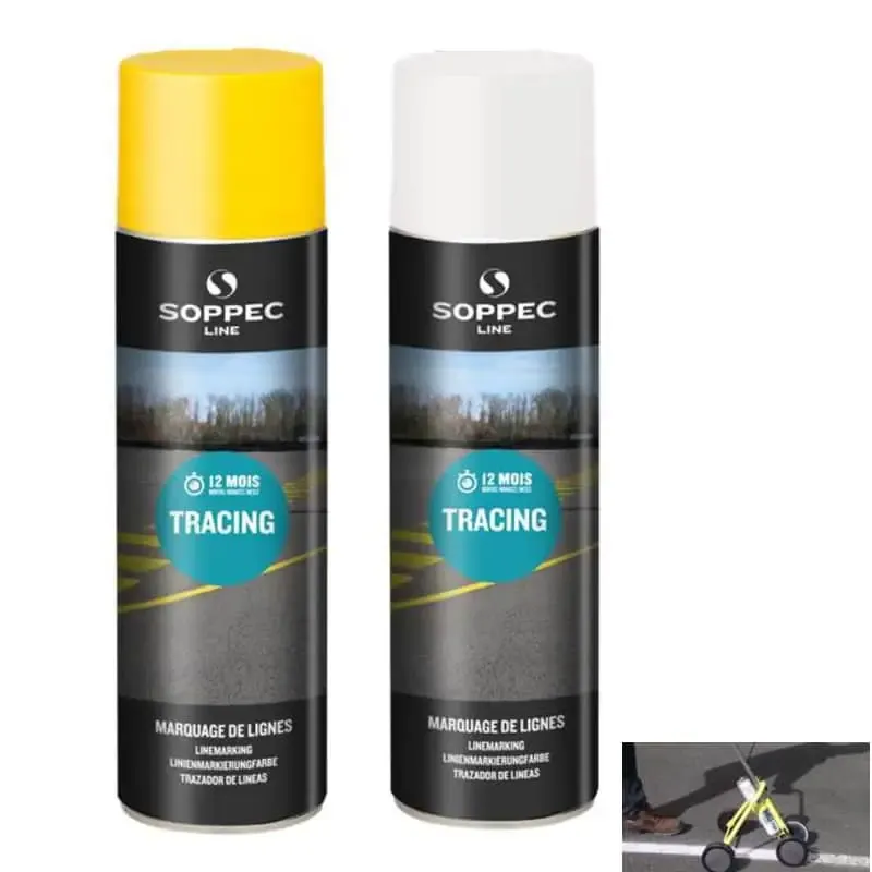 Spray señalización marcador de líneas para suelos