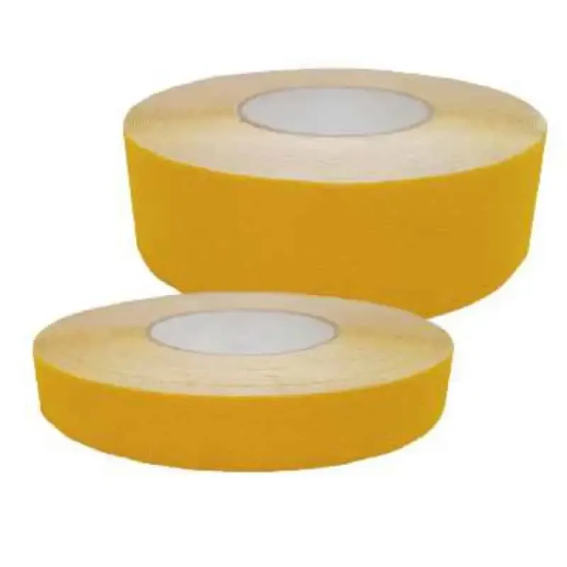 Cinta antideslizante adhesiva amarilla
