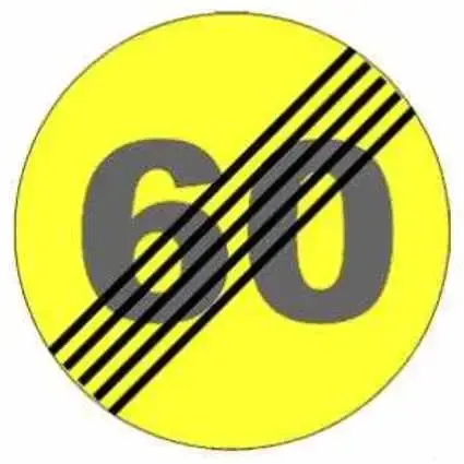 Obras: Fin de limitación de velocidad ( TR-501 )