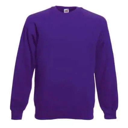 Sudadera de trabajo Fruit Ranglán Hombre 280 gr - Imagen 9