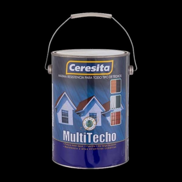 Pintura para techos / multitecho Negro 1 Galón Ceresita