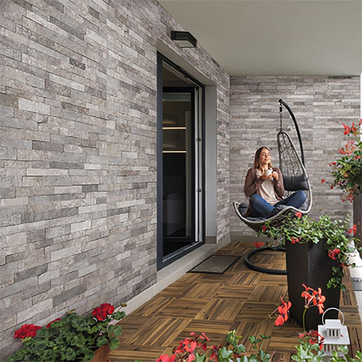 Fibrocemento Simplísima Piedra Cantera Ceniza 1200x2400x6mm Pizarreño - Imagen 3