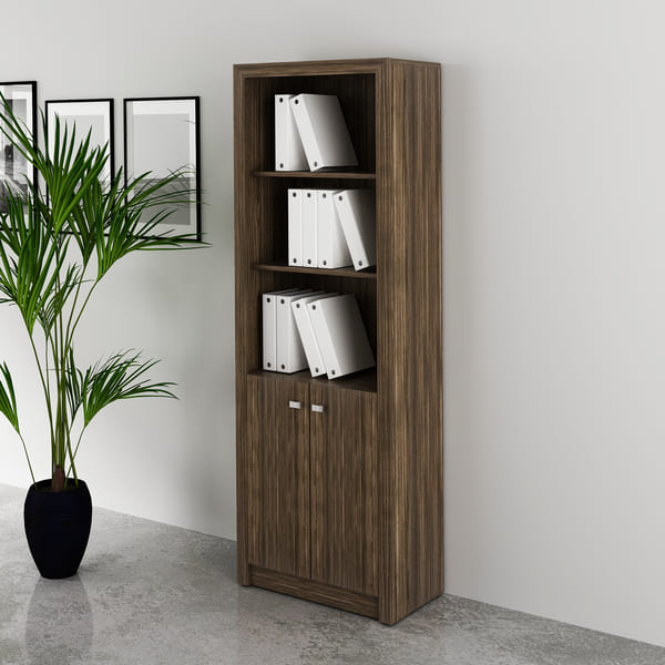 Gabinete 2 Puertas ME4110 Color Nogal - Imagen 5