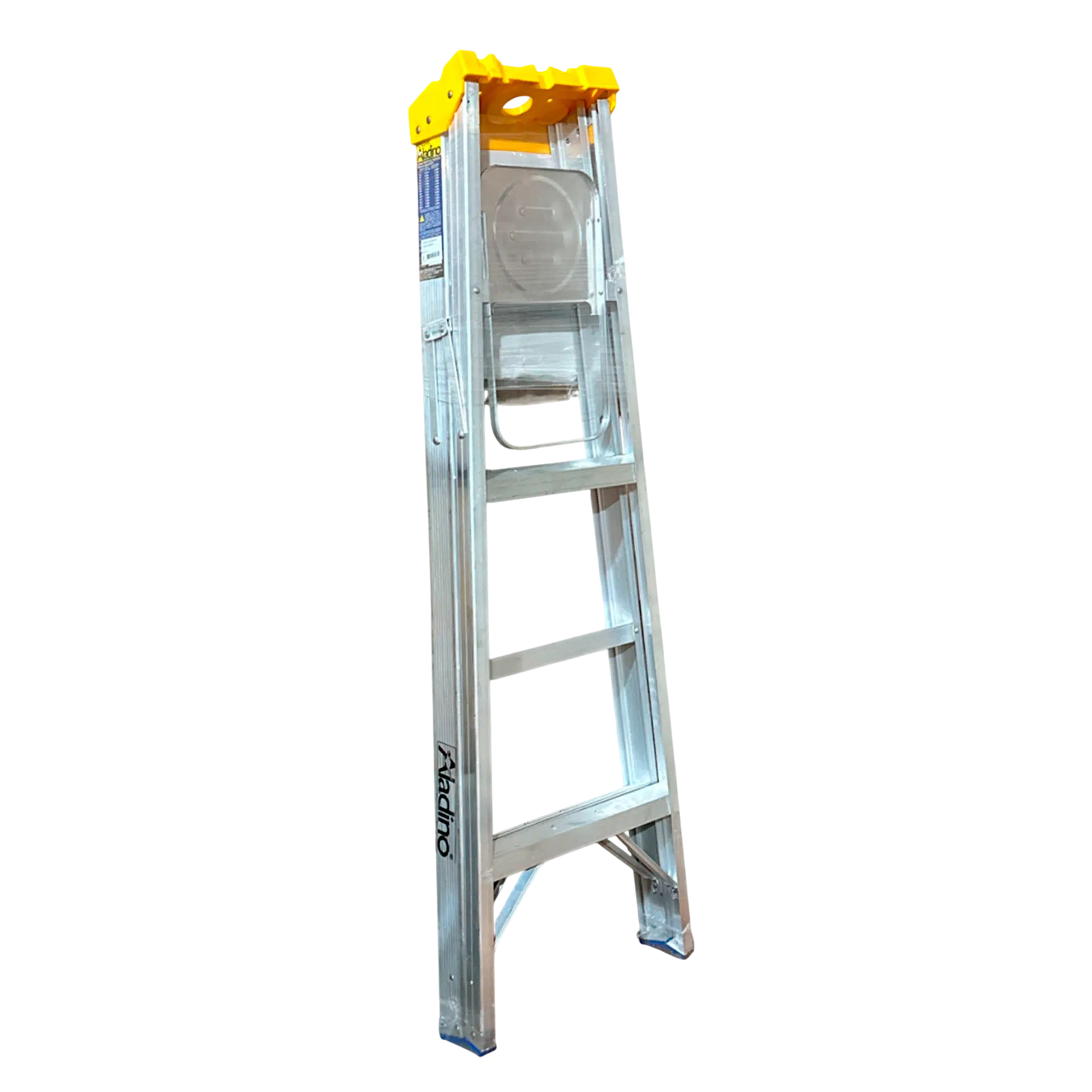 Escalera Tijera Aluminio Aladino Sombrero Portaherramientas 5 Tramos Premium - Imagen 2