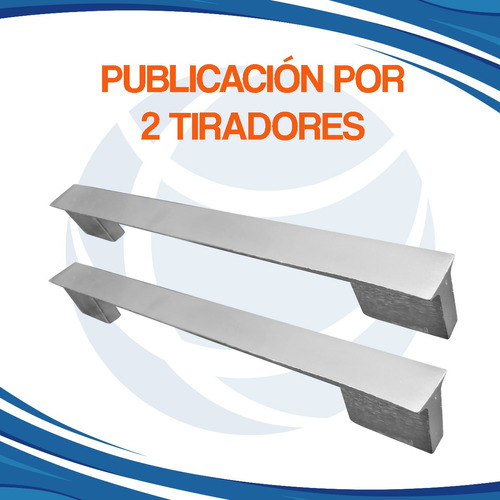 Tirador Manija Huincul 128 Mm Cajón Mueble X 2 Unidades - Imagen 3