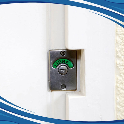 Cerradura Libre/ocupado De Aplicar Baño Mundo Cima - Imagen 2