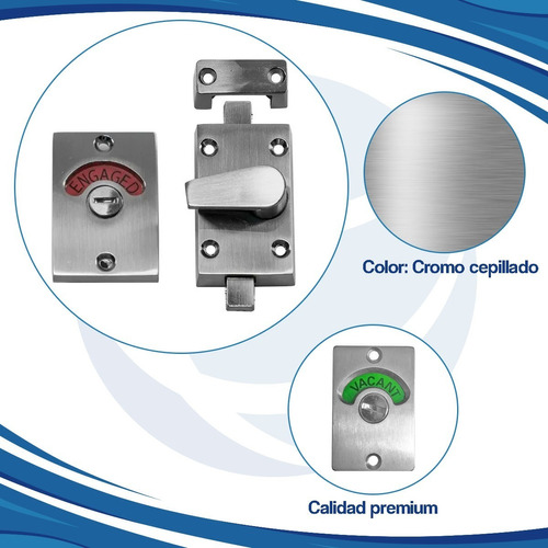 Cerradura Libre/ocupado De Aplicar Baño Mundo Cima - Imagen 3