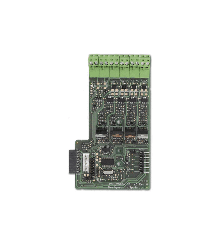 Tarjeta De 4 Relés Con Tensión 2010-1-SB