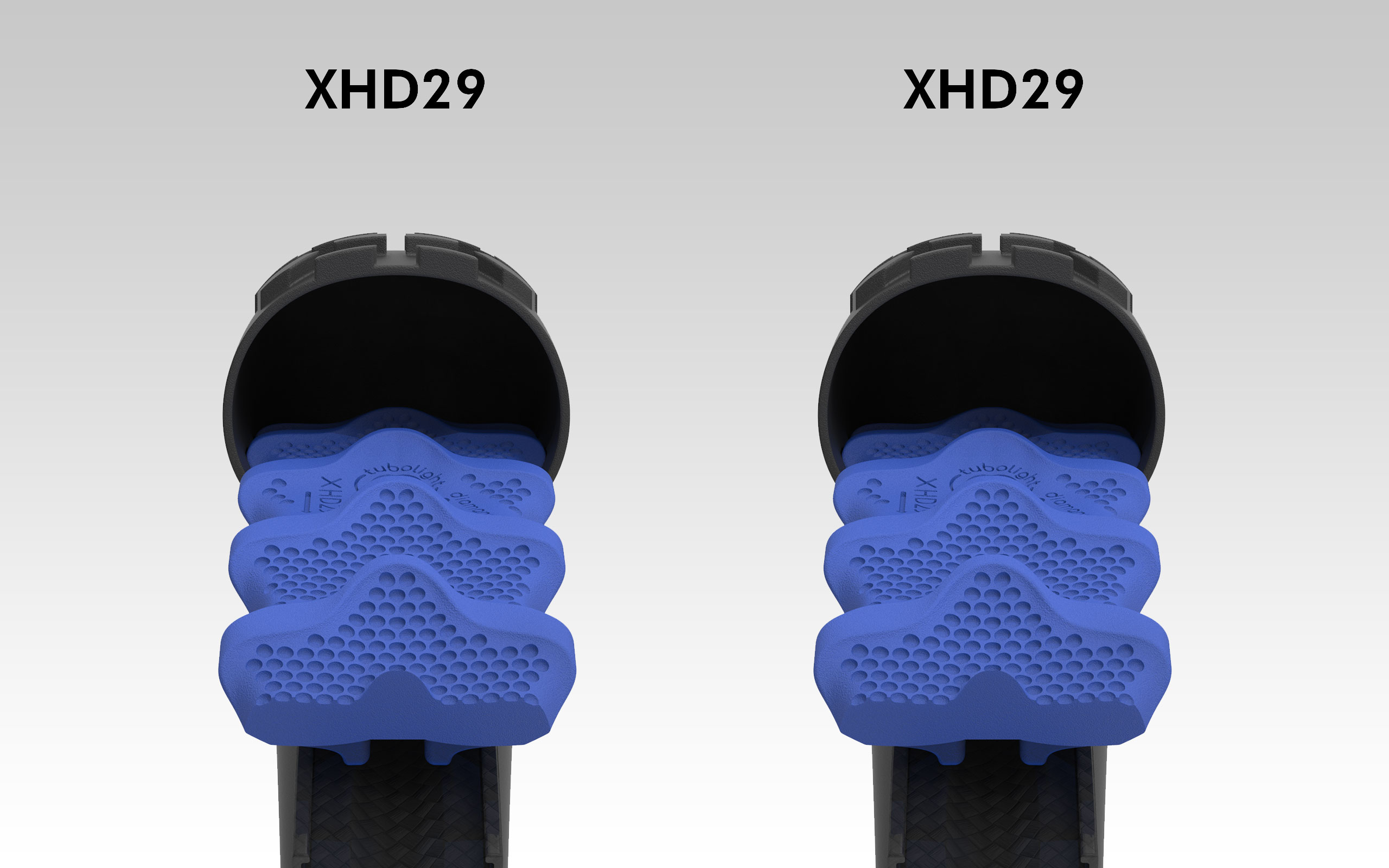 DIAMANA XHD 29″ (2.60/3.00) (Juego) TUBOLIGHT MOUSSE PROTECTOR ANTIPINCHAZOS - Imagen 2