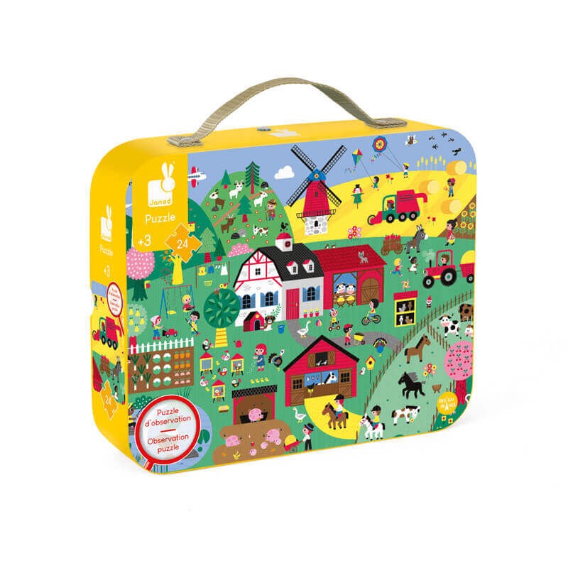Puzzle de Observación: La Granja 24 Piezas