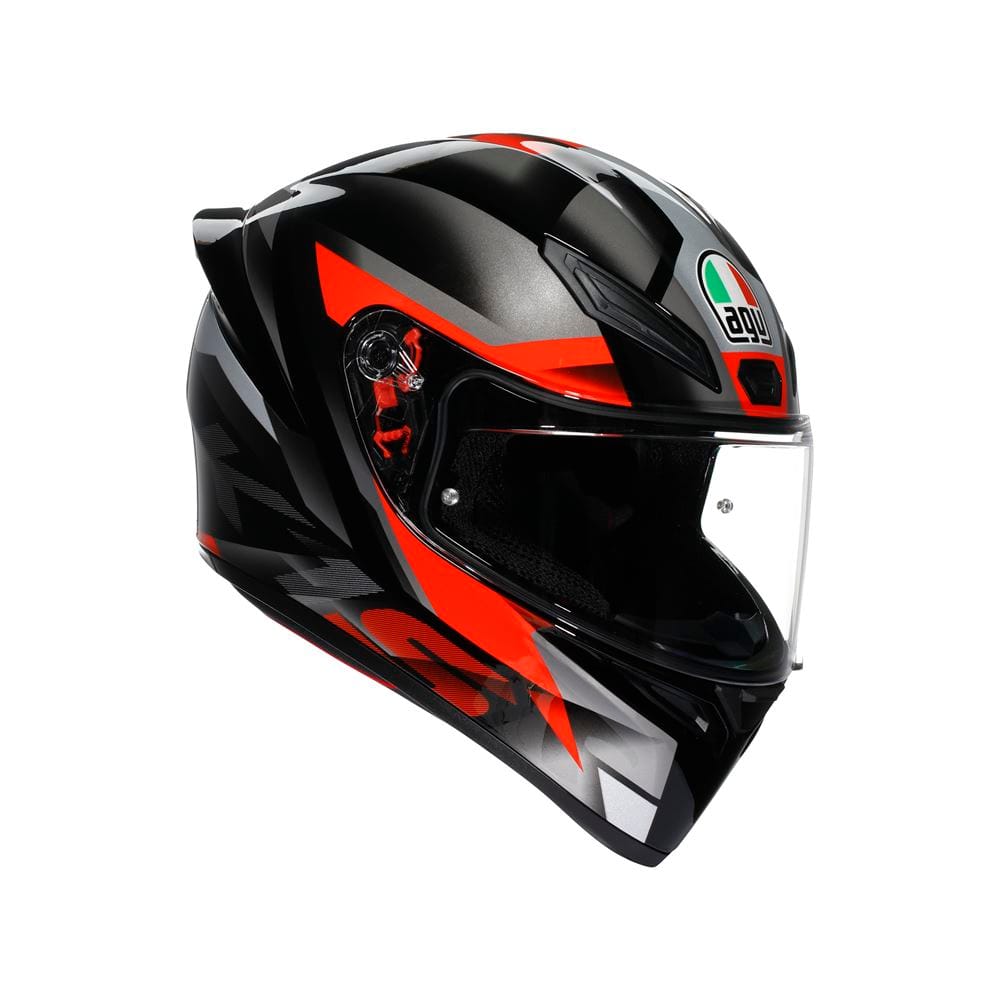 CASCO AGV K1 S AGV E2206 FASTLAP BLACK/GREY/RED
