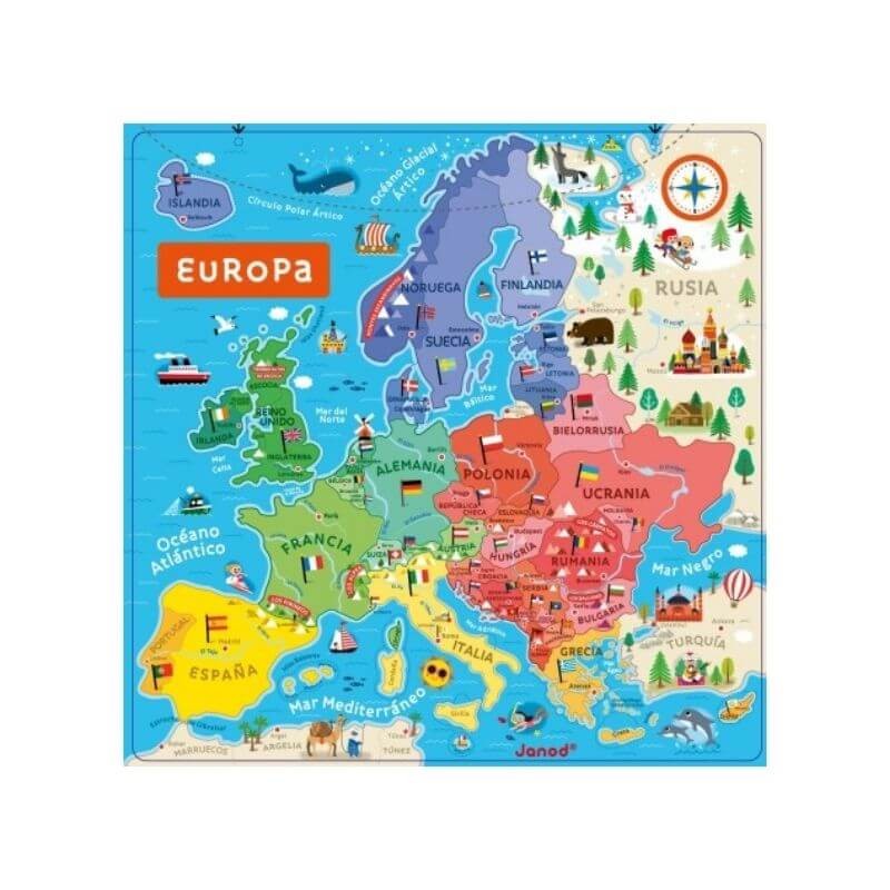 Mapa Europa Magnético Puzzle