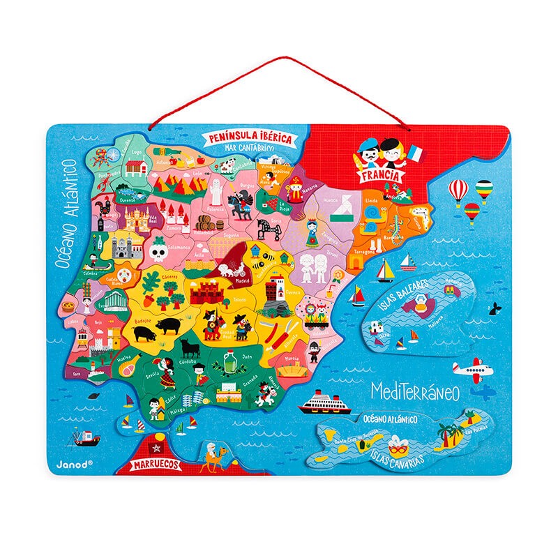 Mapa España Magnético Puzzle