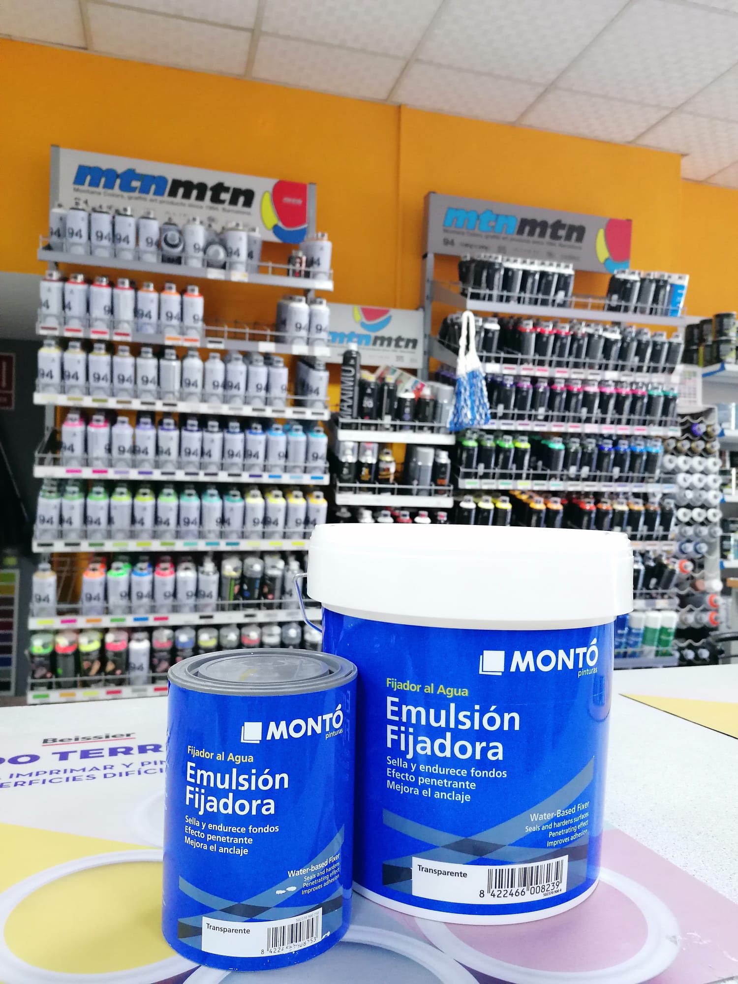 Imprimación emulsión fijadora