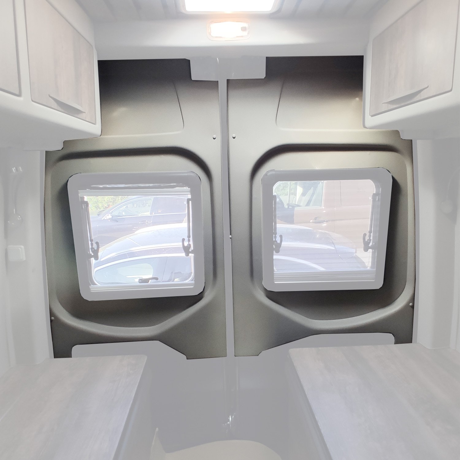 Paneles Superiores ABS Puertas Traseras Sprinter Beige 2018-2024 - Imagen 2