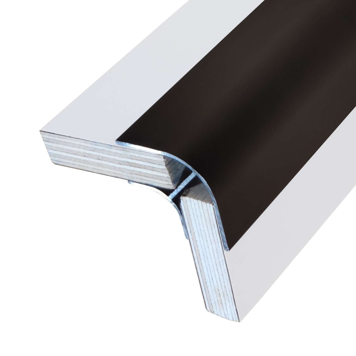 Pack 6 Uds Perfil Aluminio Ángulo Corto Negro 2m - Imagen 4