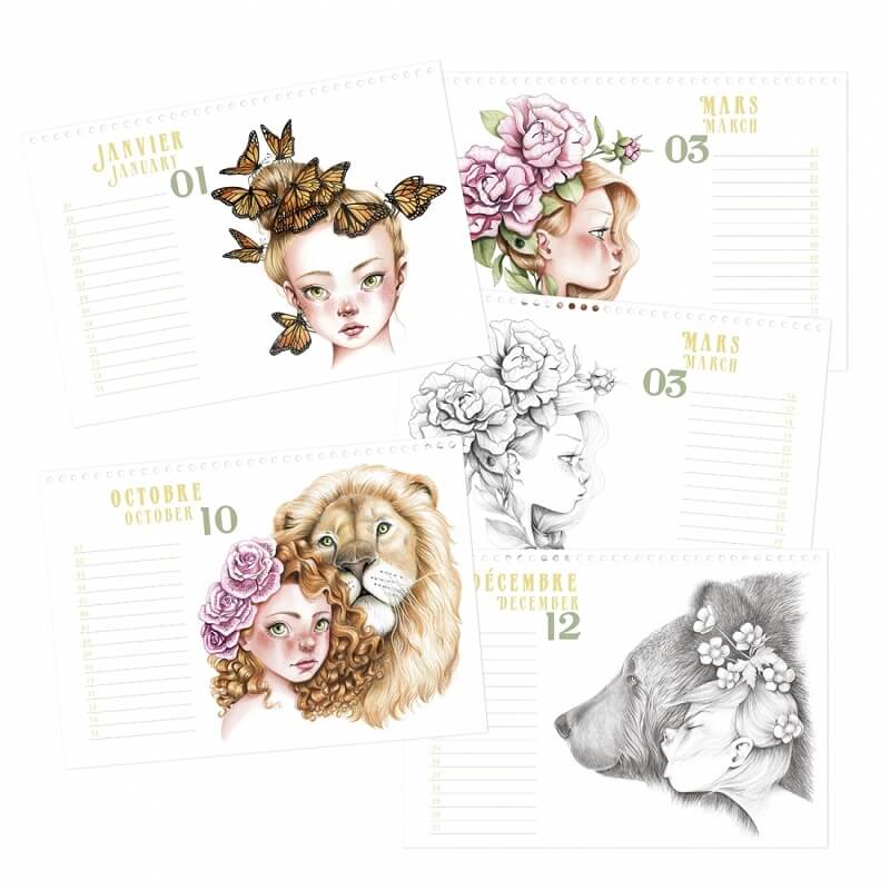 Calendario perpetuo Wild - Imagen 3