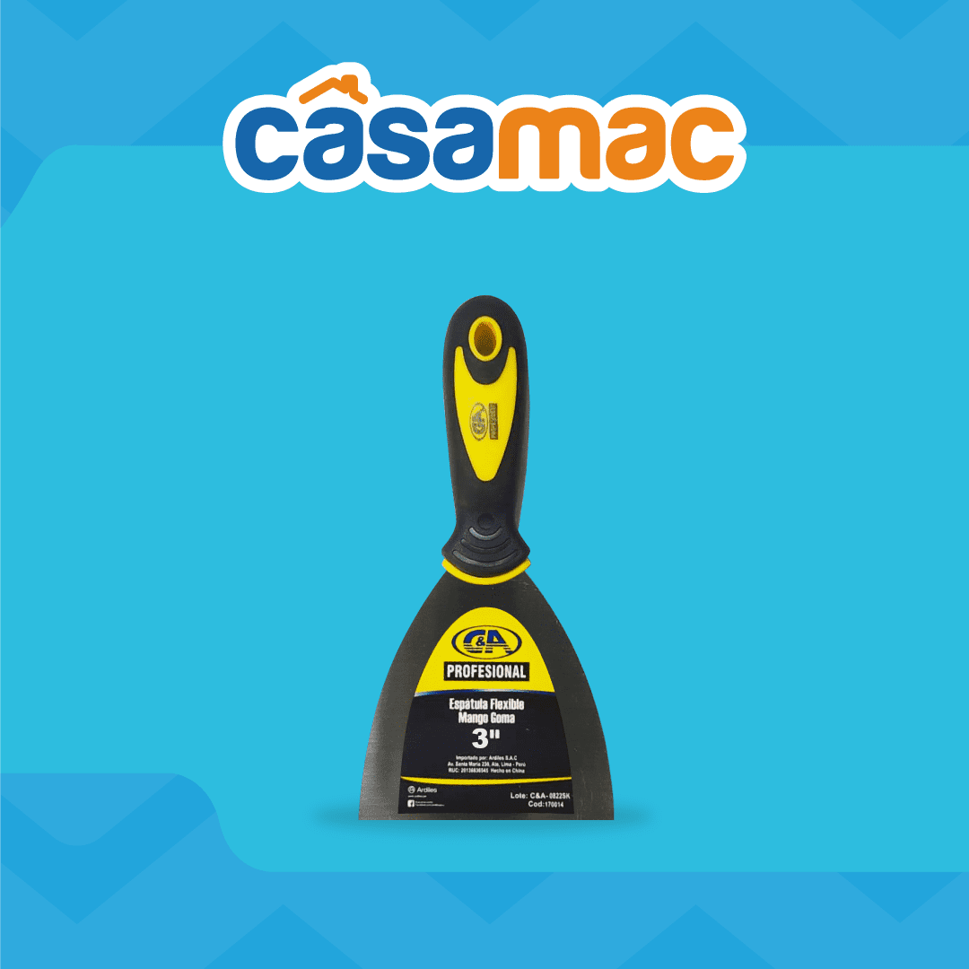 ESPATULA FLEXIBLE MANGO GOMA DE 3″