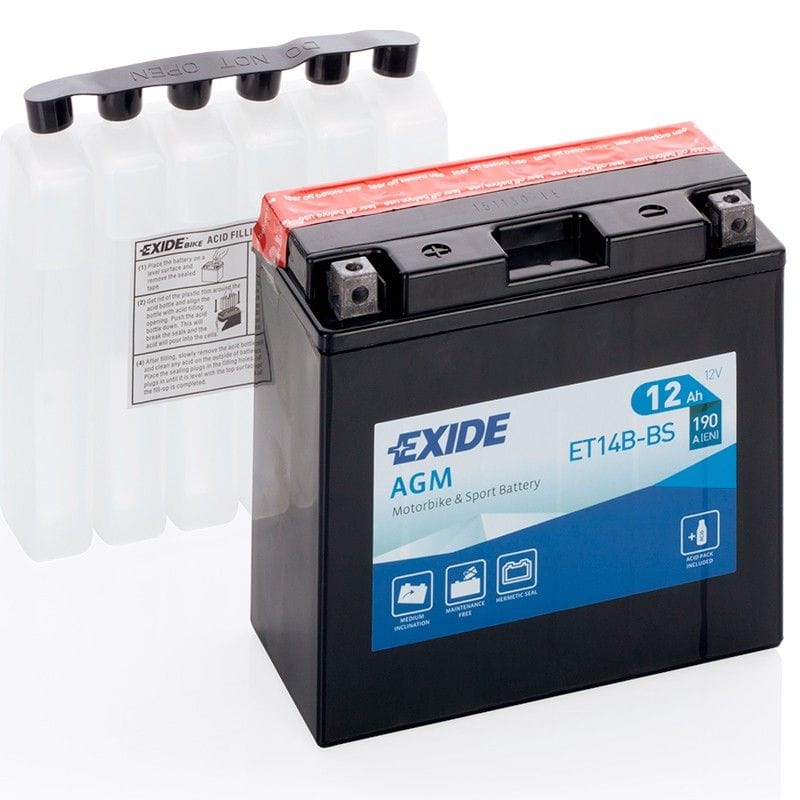 BATERIA MOTO EXIDE ET14B-BS