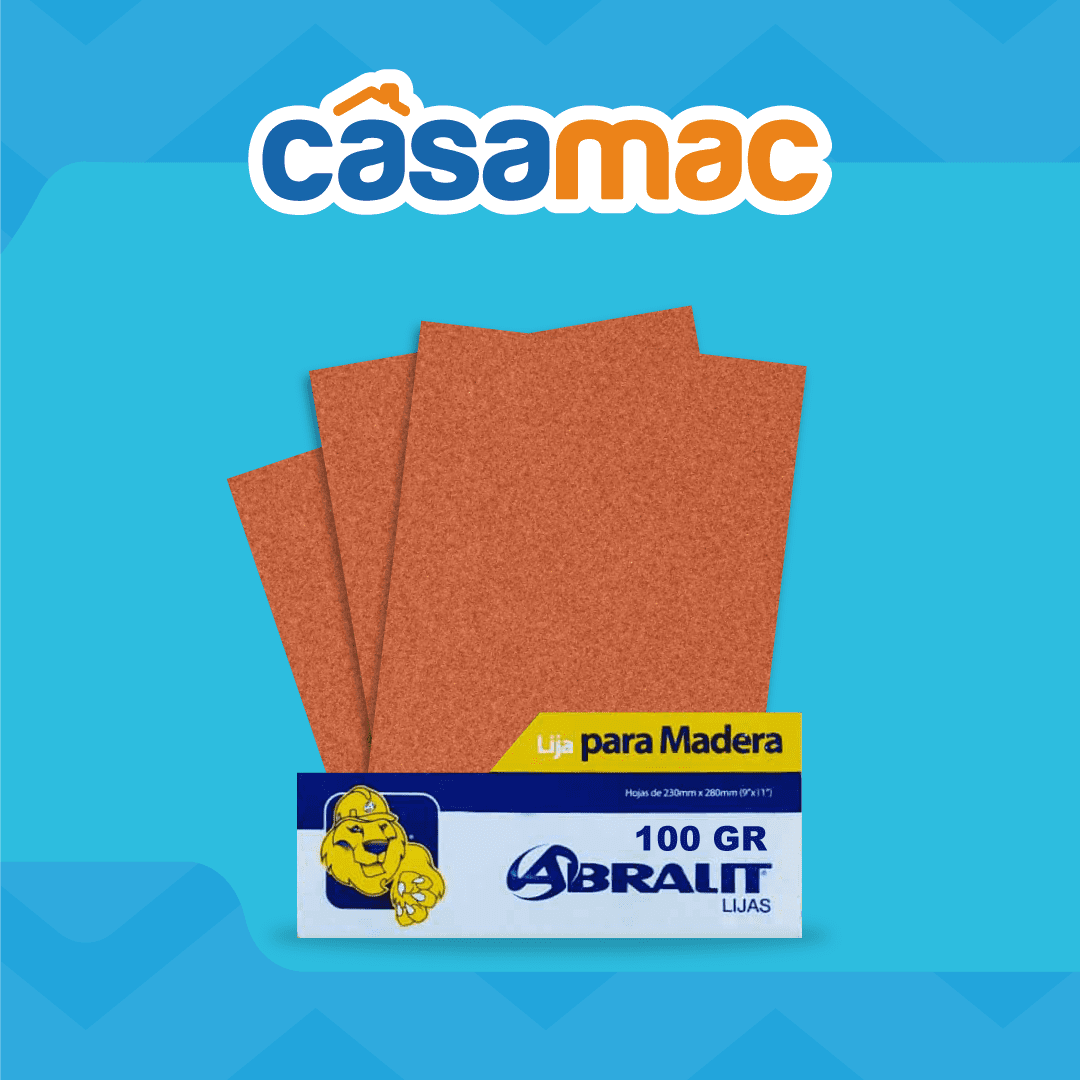 LIJA PARA MADERA DE 100 GR