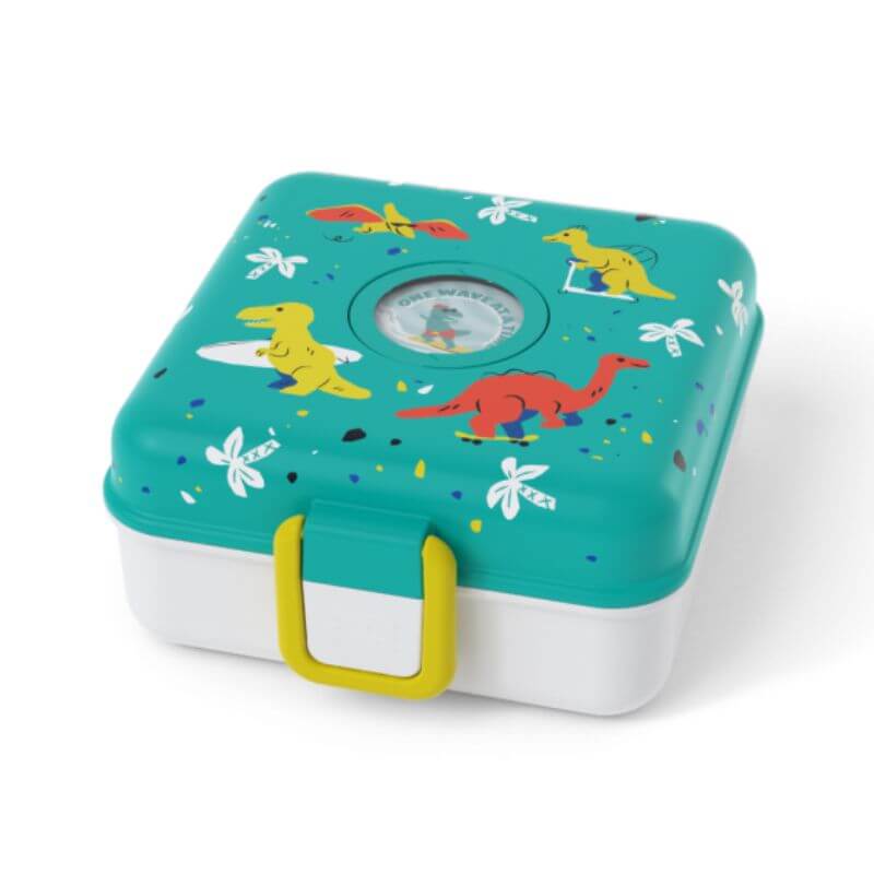 Caja Almuerzo Snacky Azul Dino